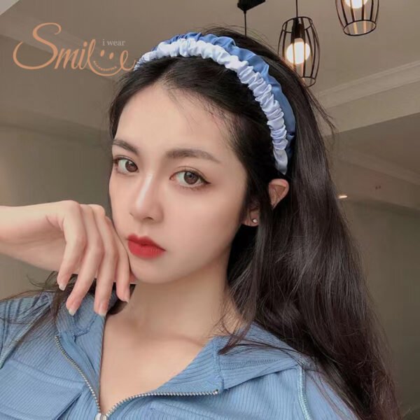 BANDO KOREA SERUT / BANDANA SKRUNCHIE BAHAN SATIN / HEADBAND KOREA - Image 2