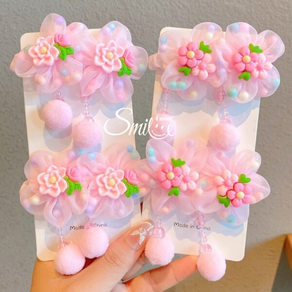 (2 PCS) IWS KARET RAMBUT ANAK PEREMPUAN /IKAT RAMBUT GAYA. KOREA/ IKAT RAMBUT FAIRY - Image 3