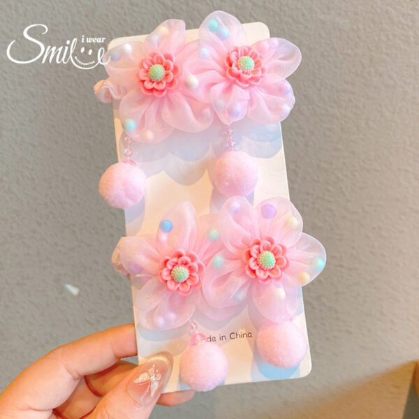 (2 PCS) IWS KARET RAMBUT ANAK PEREMPUAN /IKAT RAMBUT GAYA. KOREA/ IKAT RAMBUT FAIRY - Image 4
