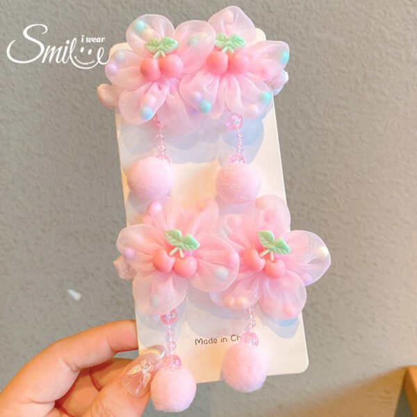 (2 PCS) IWS KARET RAMBUT ANAK PEREMPUAN /IKAT RAMBUT GAYA. KOREA/ IKAT RAMBUT FAIRY - Image 6