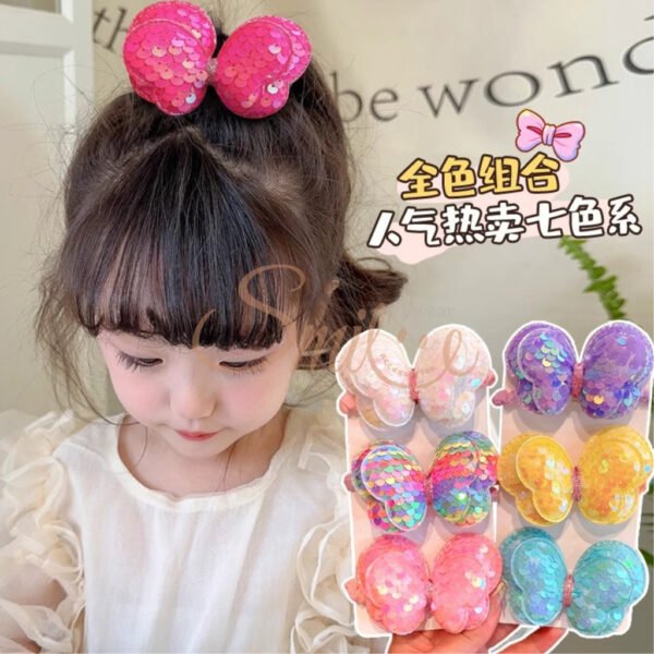 IWS KARET RAMBUT ANAK MODEL KUPU BLINK BLINK/IKAT RAMBUT ANAK MODEL KOREA /JEPIT  RAMBUT KUPU - Image 7