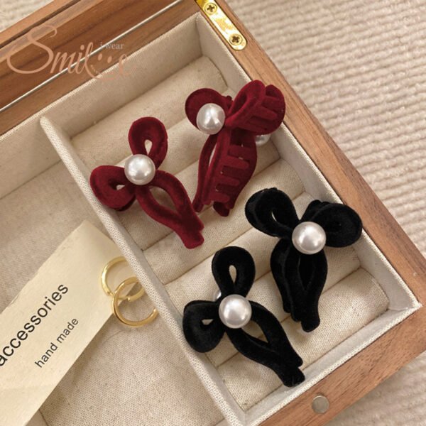 (1 PCS) IWS JEPIT BELUDRU MEWAH GAYA KOREA / JEPIT PEREMPUAN/ JEPIT AESTHETIC UKURAN 3-5CM - Image 3