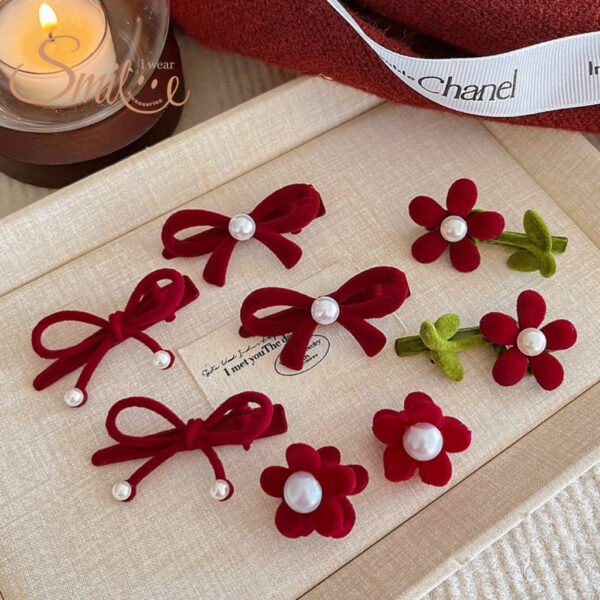 (1 PCS) IWS JEPIT BELUDRU MEWAH GAYA KOREA / JEPIT PEREMPUAN/ JEPIT AESTHETIC UKURAN 3-5CM - Image 4