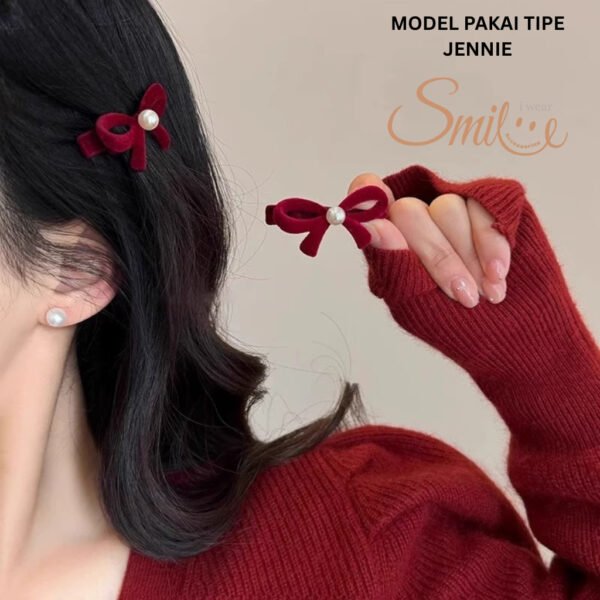 (1 PCS) IWS JEPIT BELUDRU MEWAH GAYA KOREA / JEPIT PEREMPUAN/ JEPIT AESTHETIC UKURAN 3-5CM - Image 6