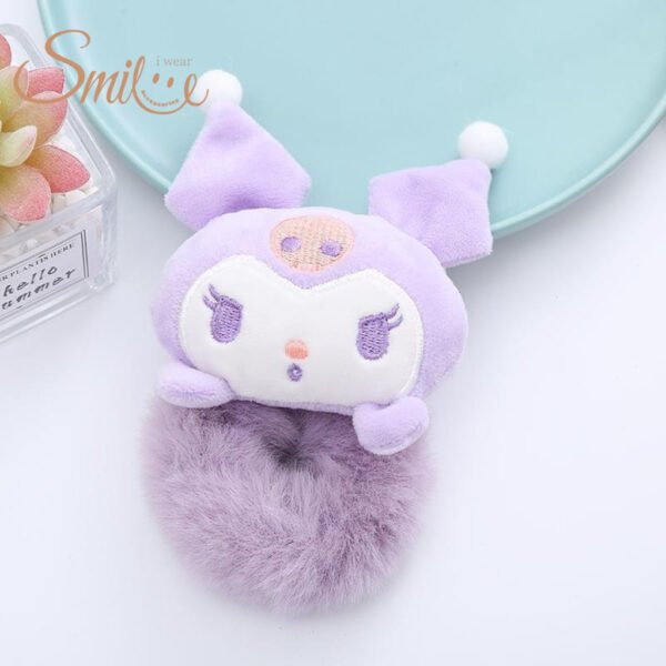 IWS IKAT RAMBUT KARAKTER SANRIO BONEKA PLUSH DOLL ANAK/SKRUNCHIE RAMBUT BONEKA SANRIO - Image 6